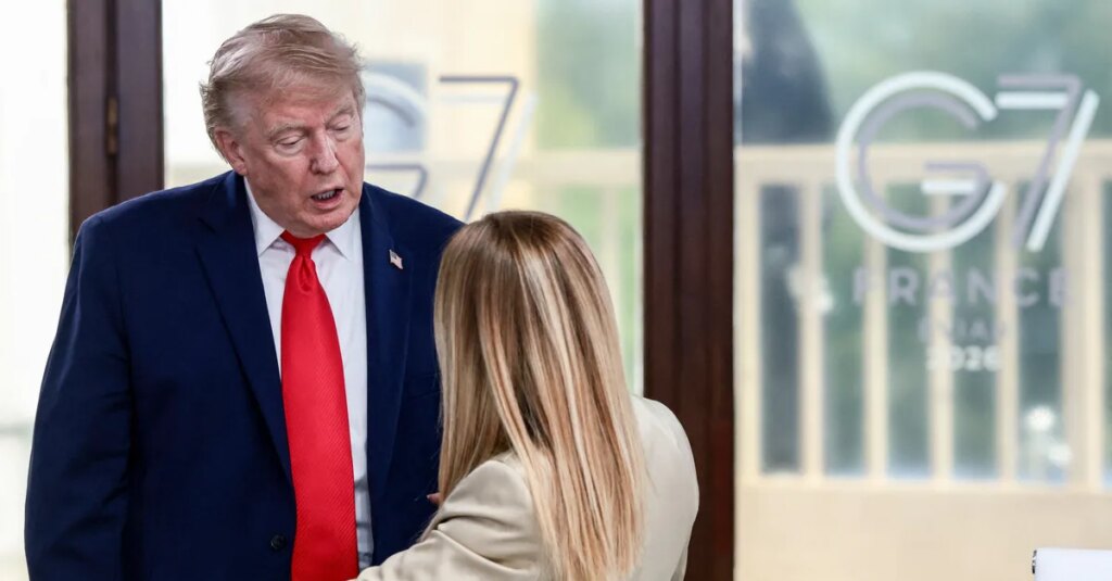 Italy’s Prime Minister Says Trump ‘Totally Invented’ Story That She Begged Him For Photo