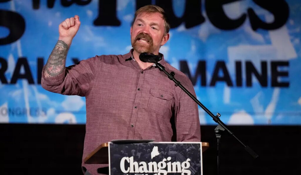 Platner wins Democratic Senate primary in Maine, will face Collins