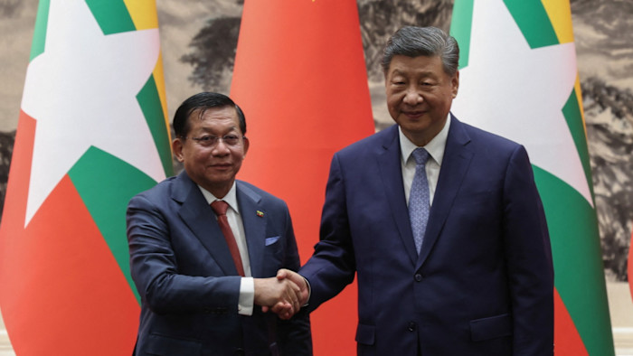 China’s Xi Jinping hosts Myanmar general who staged coup