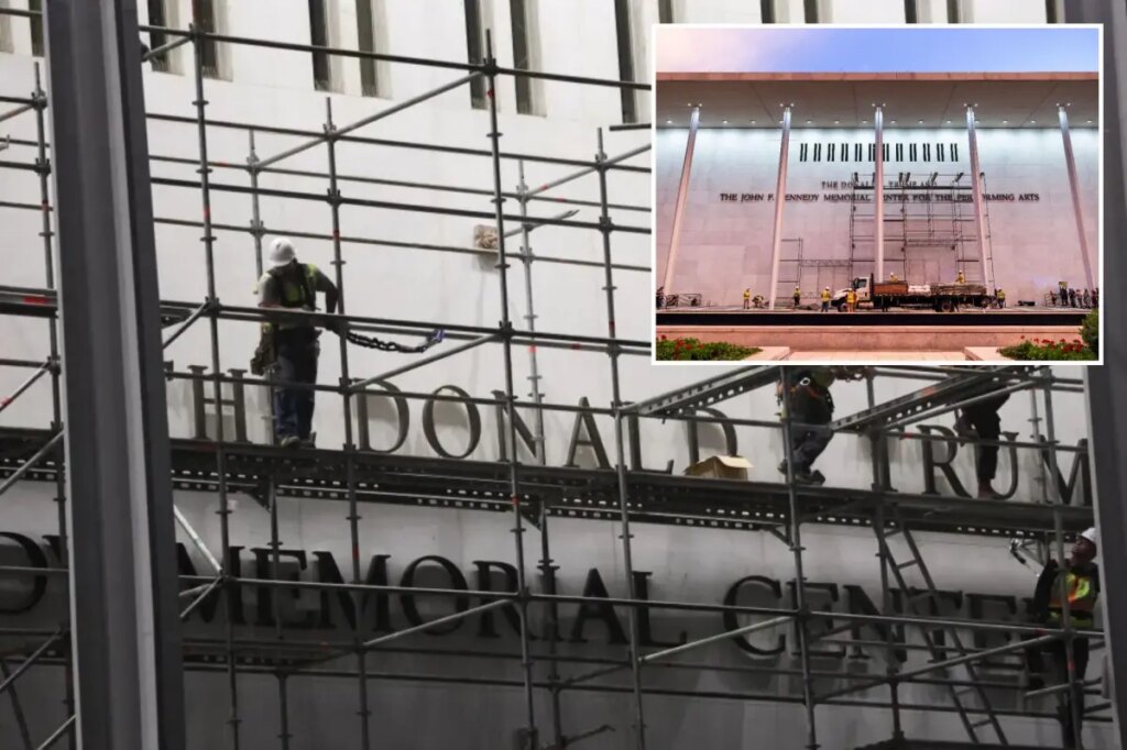 Trump’s name removal from Kennedy Center delayed due to thunderstorms