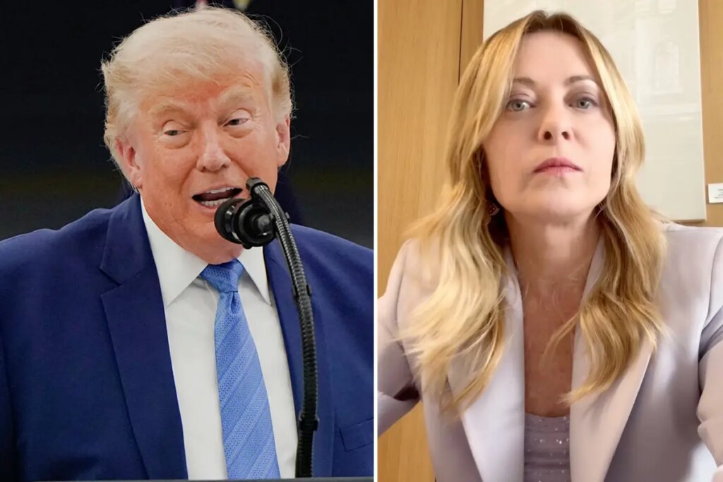 Trump doubles down attacks on Italian PM Giorgia Meloni after she rips prez’s ‘made up’ claims
