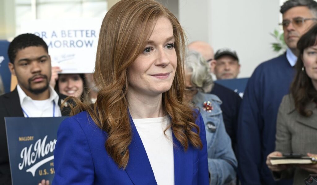 Democrat Mallory McMorrow suspends her Michigan Senate campaign and scrambles the pivotal race