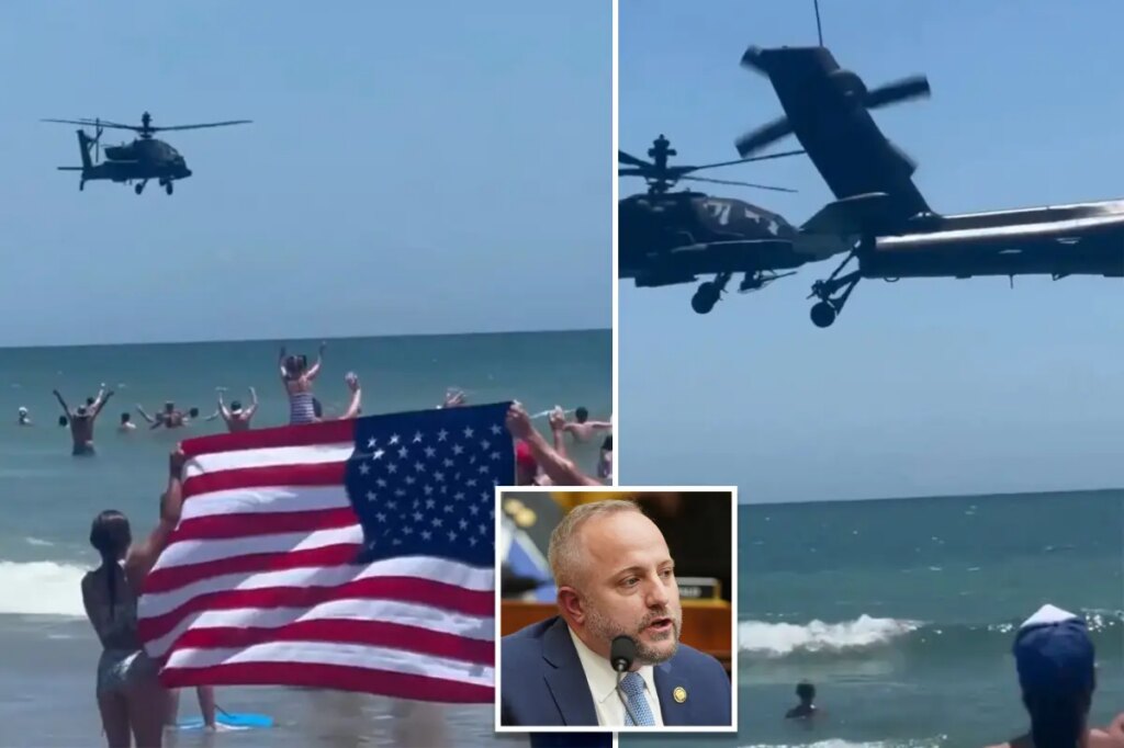 South Carolina National Guard suspends Apache pilots who buzzed beach-goers, prompting outrage: ‘Should be celebrated, not sanctioned’