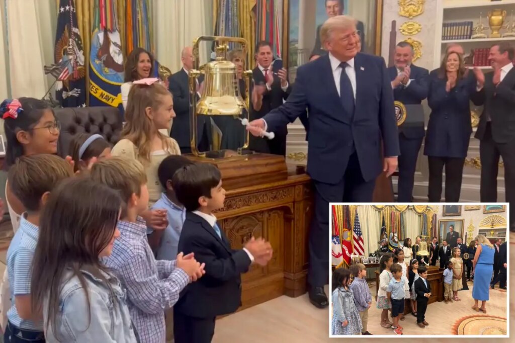 President rings NYSE opening bell to mark launch of $1K Trump Accounts for kids