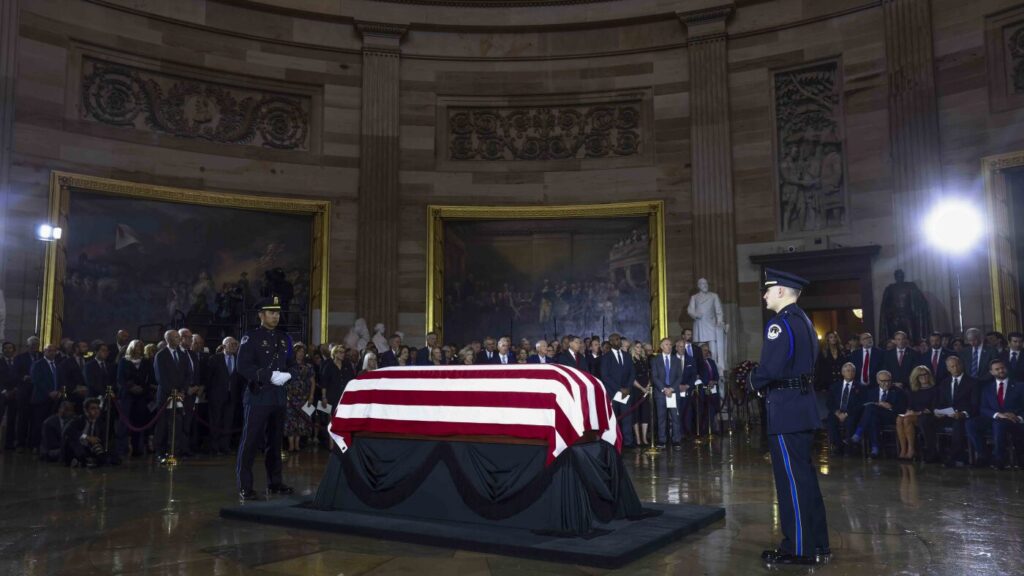Leaders collect in Washington to pay their remaining tributes to Lindsey Graham